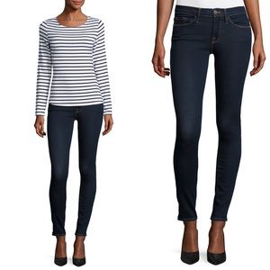 Frame Le Skinny de Jeanne Dark Wash Skinny Jeans Grove St